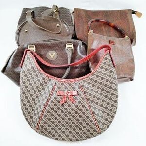 2 Etro bags, 2 Valentino bags w pouches CHERARDIN Hand Bag Shoulder. 5 set